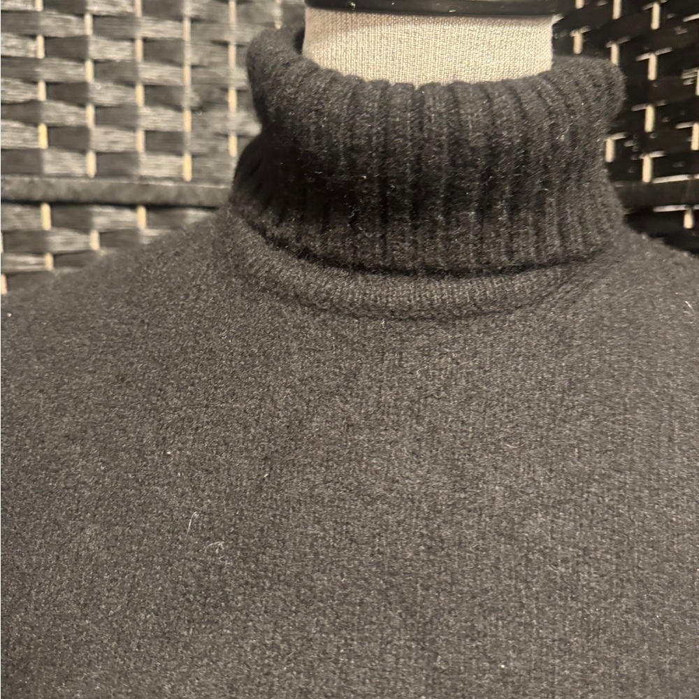 Zara Black wool Turtleneck Sweater - Picture 2 of 5